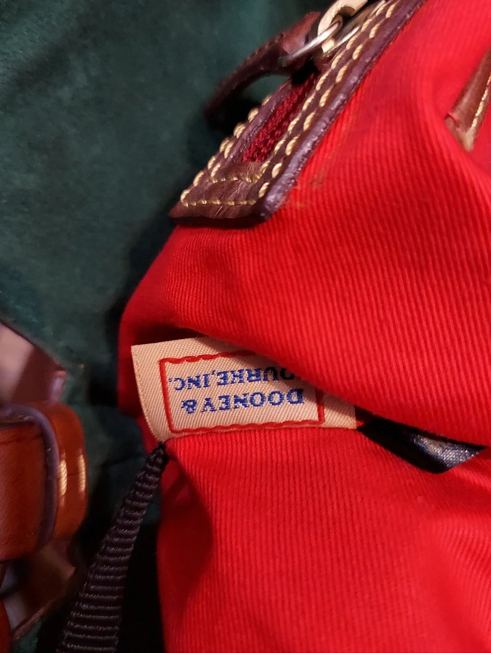 Dooney & Bourke Florentine Twist Strap Zip Hobo Bag - Picture 15 of 16